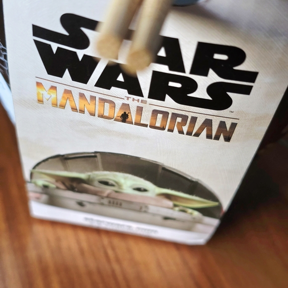 NEW! Star Wars Mandalorian Grogu Baby Yoda Ramen Bowl With Chopsticks - Picture 6 of 10